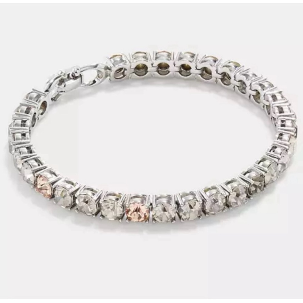Coach Silver and Gold Crystal Bracelet - Picture 2 of 12